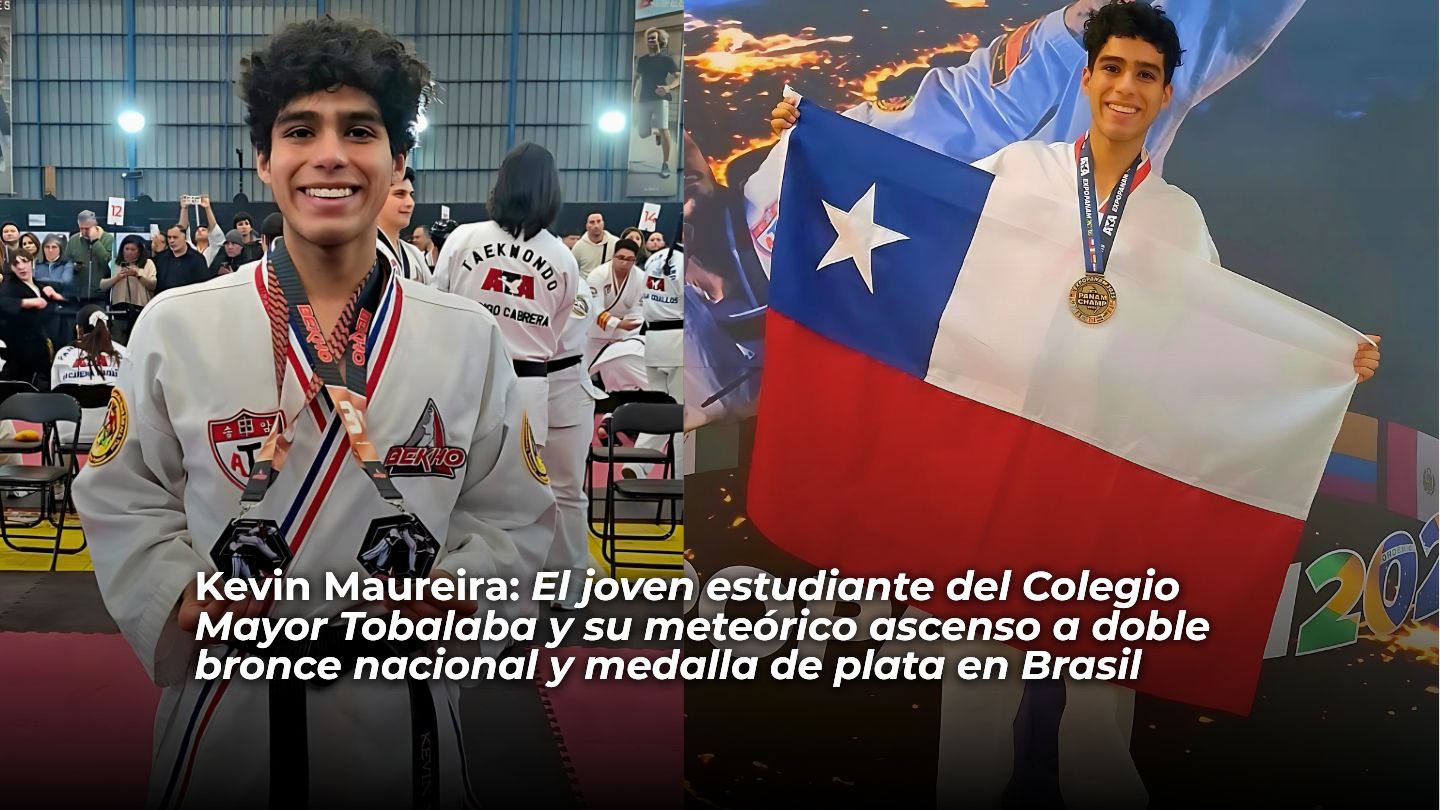 Kevin Maureira: del fútbol al Taekwondo, la historia del estudiante que anotó un doble bronce y una plata panamericana