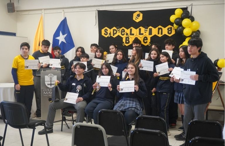 Spelling Bee 2026 reunió a estudiantes de distintos niveles en una nueva fiesta del inglés en Colegio Mayor Tobalaba