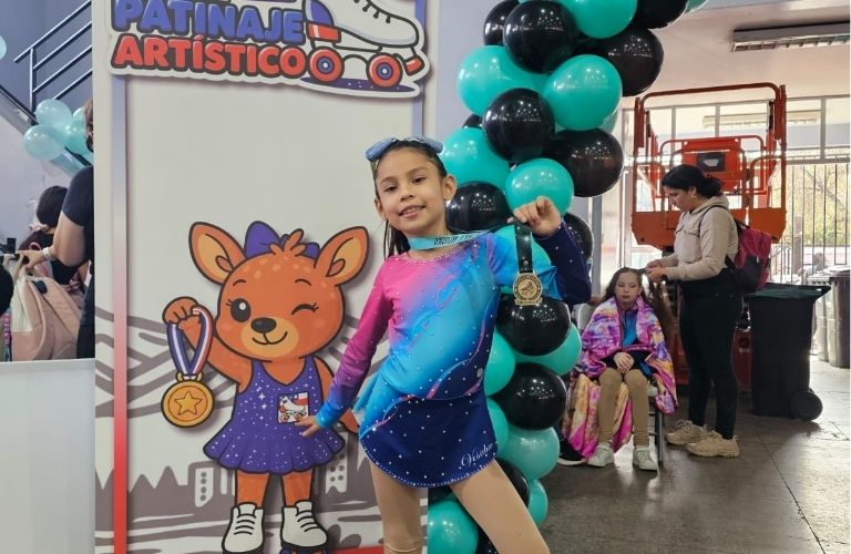 Florencia Osorio destacó en el Tercer Ranking de la Liga Chilena de Patinaje Artístico