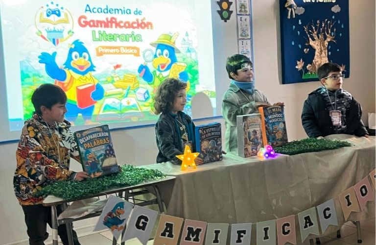 Hubo juegos y desafíos para acrecentar el ánimo lector: gamificación literaria brilló entre estudiantes 
